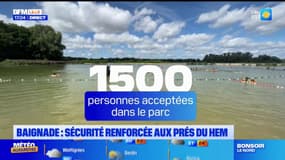 Nord: sécurité renforcée pour la baignade aux Prés du Hem