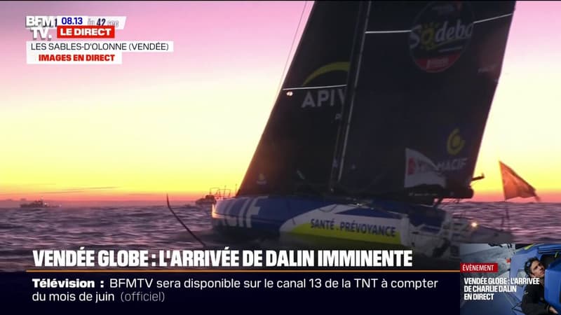 Vendée Globe: l'arrivée de Charlie Dalin imminente