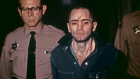 Charles Manson, condamné à la peine de mort, le 29 mars 1971 à Los Angeles