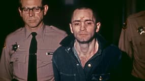 Charles Manson, condamné à la peine de mort, le 29 mars 1971 à Los Angeles