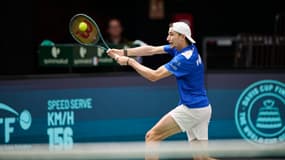 Ugo Humbert à la Coupe Davis 2024.