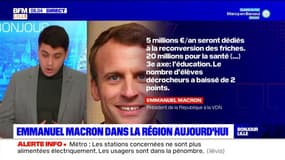Hauts-de-France: Emmanuel Macron en déplacement dans le Nord
