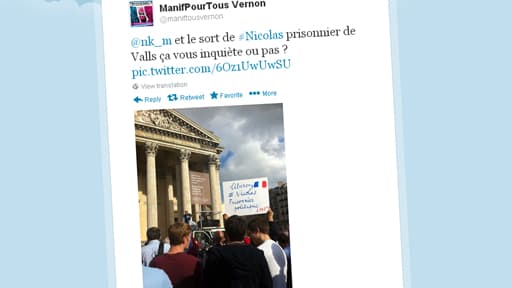 Une manifestation en soutien à Nicolas était organisée ce vendredi place du Panthéon, à Paris, par la Manif pour tous..