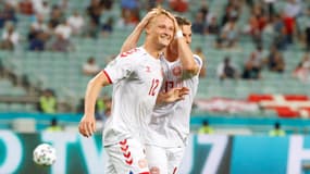 Kasper Dolberg lors de République tchèque-Danemark à l'Euro 2021