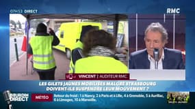 Vincent, auditeur RMC: "On ne va pas se faire arrêter par un attentat qui s'est passé à Strasbourg."