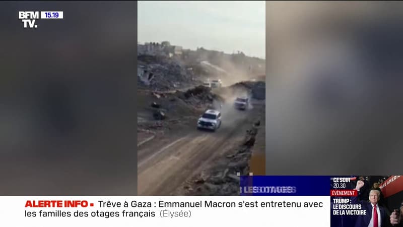 Trêve entre Israël et le Hamas: trois 4x4 de la Croix-Rouge sont entrés dans la bande de Gaza pour récupérer les premiers otages