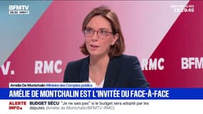 Budget: "Je crois que les Français en ont marre", déclare Amélie de Montchalin, ministre des Comptes publics