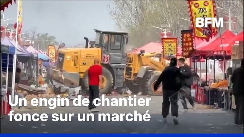Pékin: une chargeuse percute la foule d'un marché de la capitale chinoise