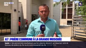 Drame sur l'A7: une prière commune à la Grande Mosquée de Lyon