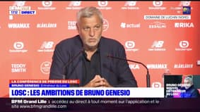 Bruno Genesio, entraîneur du Losc, annonce ses ambitions pour le club