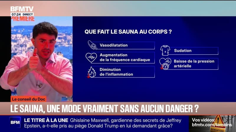 LE CONSEIL DU DOC - Quels sont les bienfaits du sauna?