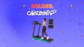 Faites vos 10 000 pas par jour avec ce tapis de course pliable à prix réduit pour les soldes Cdiscount 