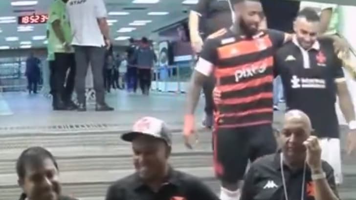 Gerson et Payet avant le match Vasco de Gama-Flamengo Gerson et Payet avant le match Vasco de Gama-Flamengo