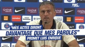 PSG : "Mes actes diront davantage que mes paroles" promet Luis Enrique