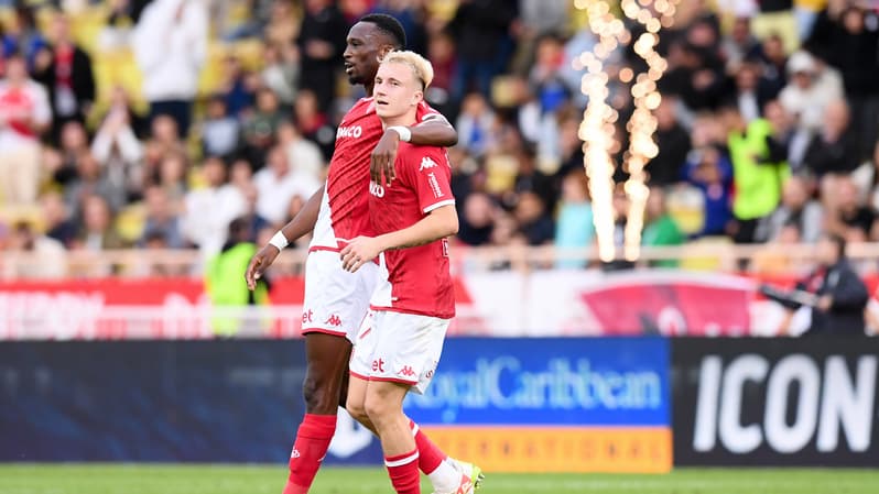 Aleksandr Golovin double buteur lors de Monaco-Metz, le 22 octobre 2023.