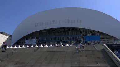 Le stade Orange Vélodrome, renommé stade de Marseille (Bouches-du-Rhône) pour les Jeux olympiques et paralympiques de Paris 2024, en juillet 2024.