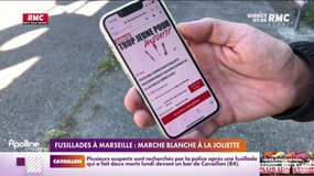 Fusillade à Marseille: marche blanche à La Joliette 