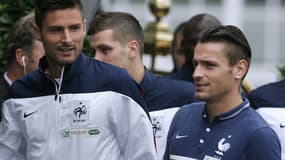 Olivier Giroud et Mathieu Debuchy