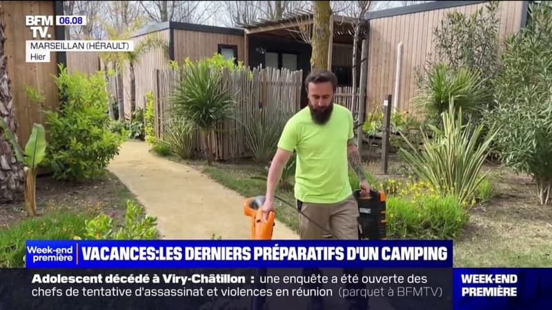Ce camping de l'Hérault s'affaire aux derniers préparatifs pour accueillir ses vacanciers 