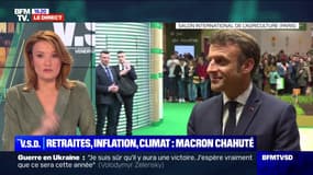 Au Salon de l'agriculture, Emmanuel Macron appelle les Français à "acheter et à consommer une alimentation française"