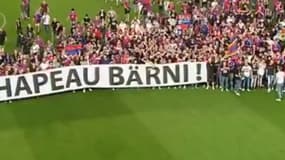 Les fans de Bâle sur la pelouse