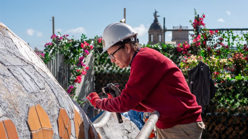Restauration de la façade arrière de la Casa Batlló