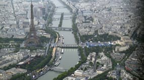 Photographie de Paris vue du ciel, le 26 juillet