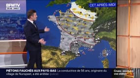 Météo: de fortes pluies attendues notamment dans le Sud-Est du pays 