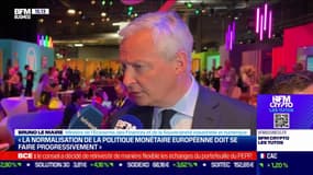 Bruno Le Maire : “la normalisation de la politique monétaire européenne doit se faire progressivement