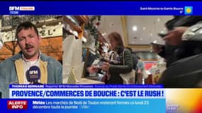 Provence: les commerces de bouche envahis avant le réveillon de Noël