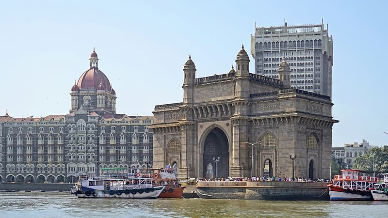 La Porte de l'Inde, à Bombay.