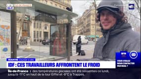Île-de-France: les travailleurs affrontent le froid