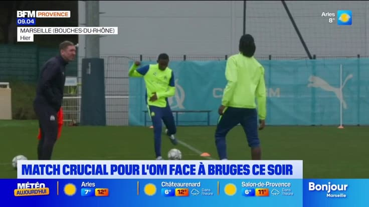 Match crucial pour l'OM face à Bruges ce soir 