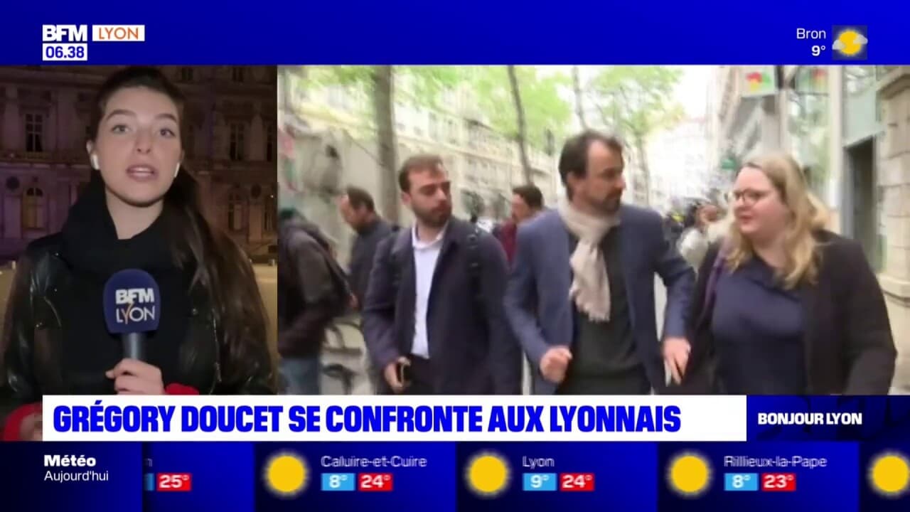 Grégory Doucet se prépare à réaliser une tournée dans tous les arrondissements lyonnais