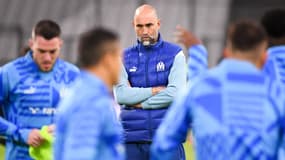 Igor Tudor pensif lors de OM-Montpellier en mars 2023