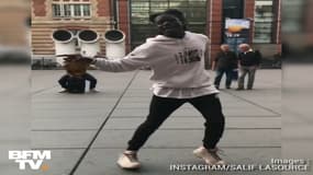 Avec son moonwalk, Salif Lasource est devenu une star des réseaux sociaux