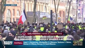 Gilets jaunes: "Il faut qu'on retrouve une vie normale le samedi !", réclame le maire de Saint-Etienne