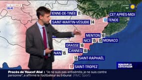 Météo Côte d’Azur: du soleil et des températures encore douces ce mardi, 15°C à Nice