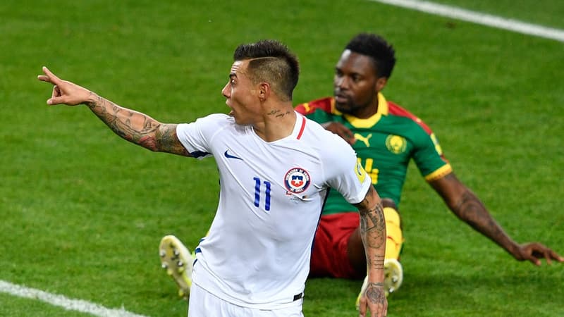 Vargas buteur contre le Cameroun