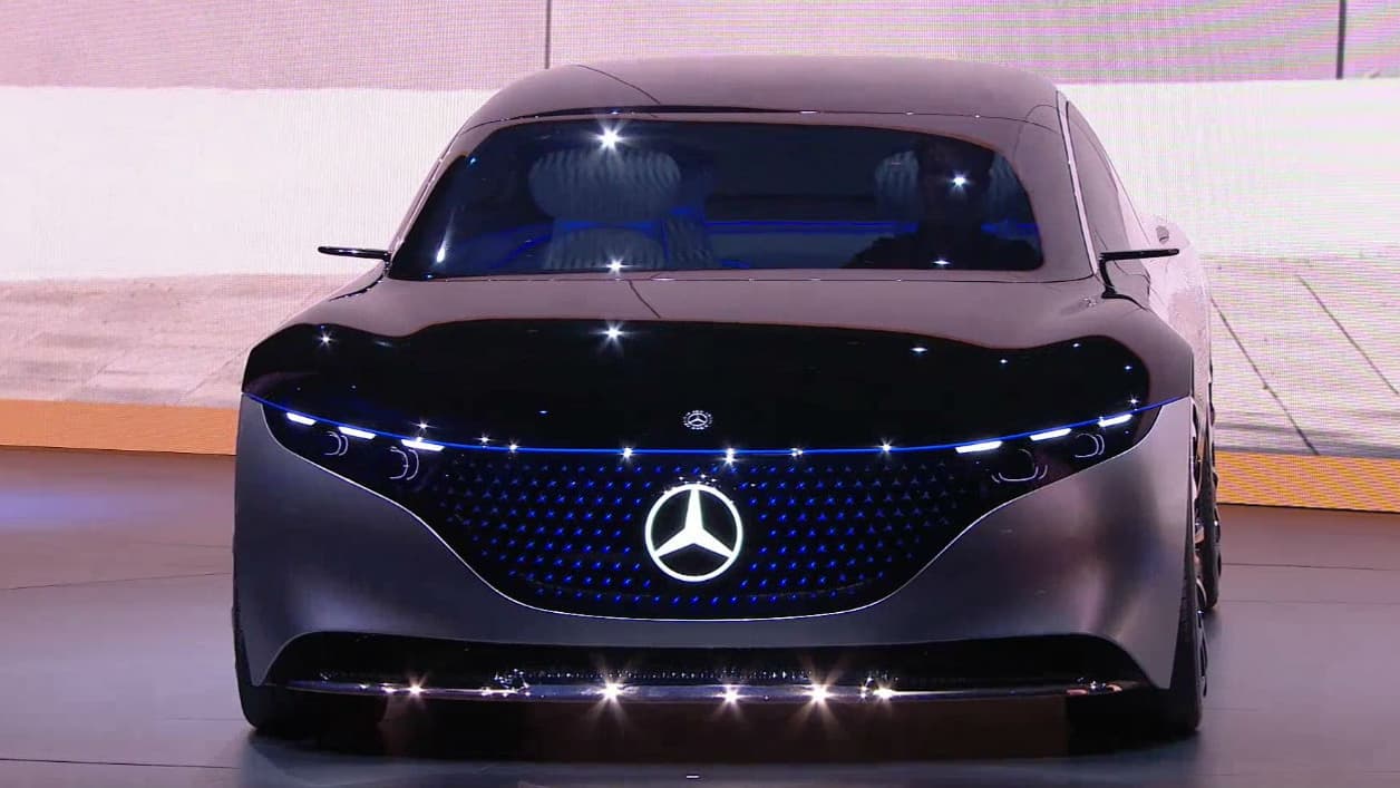 La face avant du concept EQS La face avant du concept EQS