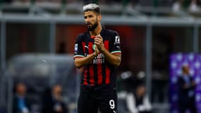 Olivier Giroud lors de Milan-Naples