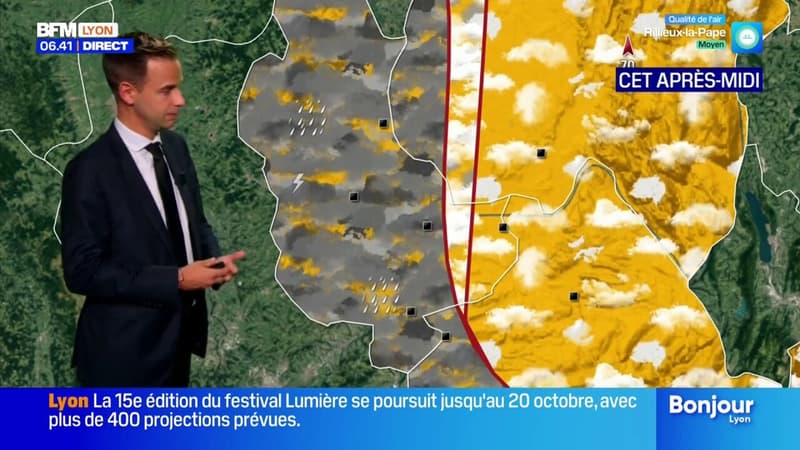 Météo Rhône: des perturbations sur l'ouest du département, jusqu'à 26°C à Bourgoin-Jallieu (1/1)