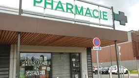 Une pharmacie en grève à Verquigneul, dans le Pas-de-Calais, le 30 mai 2024