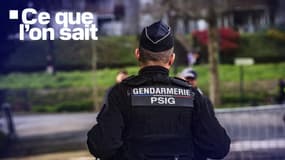 Un gendarme à Pontivy, dans le Morbihan, le 30 mars 2024. (Photo d'illustration)