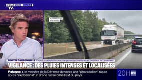 Pluies et inondations: "Ce qu'il manque, c'est que les régions coordonnent les initiatives locales", souligne Dimitri Carbonnelle, expert en adaptation aux changements climatiques
