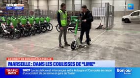 Marseille: dans les coulisses des trottinettes Lime