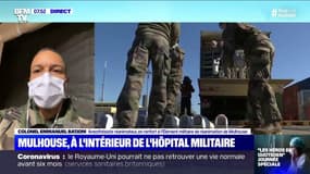 Coronavirus: "Dès qu'un lit se vide, un autre se remplit", déclare ce colonel de l'armée à Mulhouse
