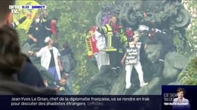 Plusieurs milliers de pompiers manifestent à Paris pour réclamer plus de moyens