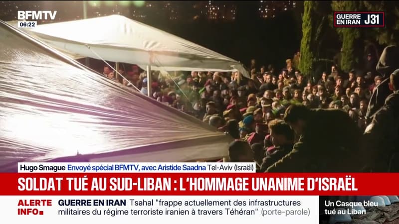 Des milliers de personnes réunies pour rendre hommage à un soldat israélien mort dans le Sud-Liban