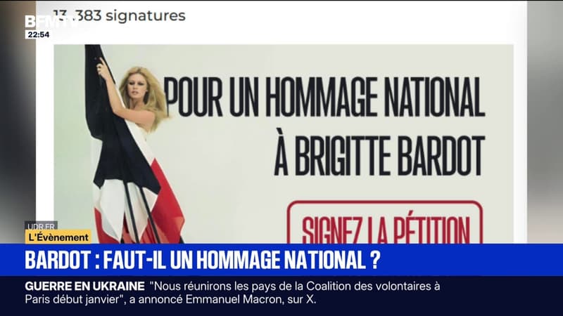 Pétition pour un hommage national à Brigitte Bardot: la pétition a atteint plus de 18.000 signatures